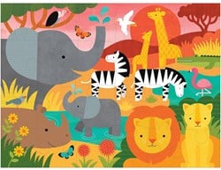 Petit Collage Vloerpuzzel - Safari