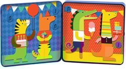 Petit Collage Magnetisch Spel On The Go - Feestbeesten