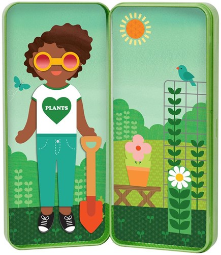 Petit Collage magnetisches Anziehspiel Garten - kreatives Spielzeug