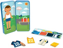 Petit Collage magnetisches Anziehspiel Sportstar - kreatives Spielzeug