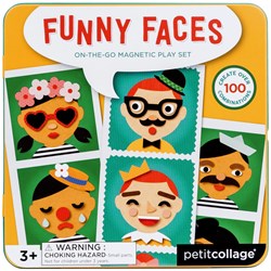 PETIT COLLAGE Magnetisch Spel - Funny Faces