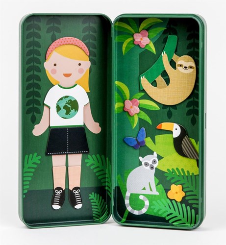 Petit Collage magnetisches Anziehspiel Natur - kreatives Spielzeug-2