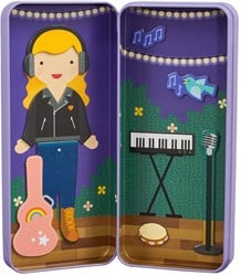 Petit Collage Magnetisch Aankleedspel - Muzikanten