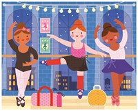 Petit Collage Puzzle Ballerina - zweiseitig, unterwegs, 100 Teile-2