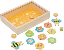 Petit Collage Houten Box Spel - Red De Bijen