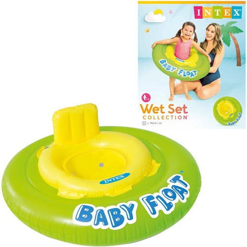HOT Sports + Toys Schwimmring Swim Safe Baby-Float 76 cm gelb