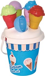 HOT Sports + Toys Eimerset Eiscreme Sandspielzeug mehrfarbig