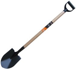 HOT Sports + Toys Schaufel Luxus Schwarz Metallblatt 100cm