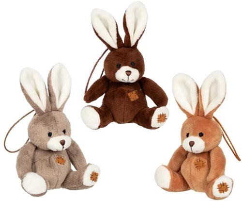 Goki Kuscheltier-Anhänger Hase - Plüsch Schlüsselanhänger für Kinder