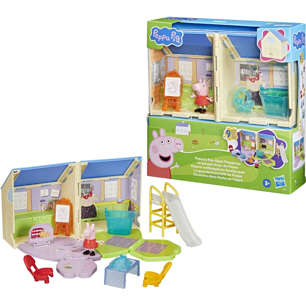 Hasbro Peppa Pig Spielset Pop-Open Klassenzimmer Schule Fantasie
