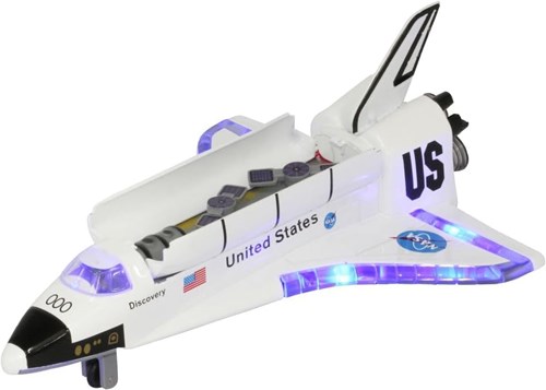 Keycraft Spielzeug Space Shuttle - Mit Licht und Sound Rakete 19 cm
