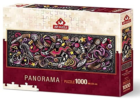 Art Puzzle Panorama - Die Elemente des Rhythmus - 1000 Teile