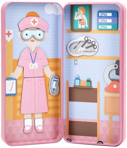 MIEREDU MierEdu - Magnetische Puzzle-Box - Arzt-2