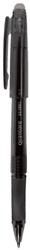 Quantore Gelstift radierbar schwarz 0,7mm - 12er Set