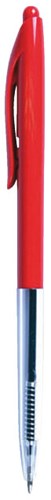 Quantore Kugelschreiber rot medium mit Druckknopf - Schreibwaren Stift