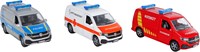 Kids GLOBE Spielzeugauto Volkswagen Transporter Einsatzfahrzeug Die-Cast Licht Ton 13,5cm-2