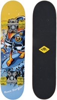 Schildkröt Skateboard Junior 24 Zoll Holzdeck Griptape PU Rollen