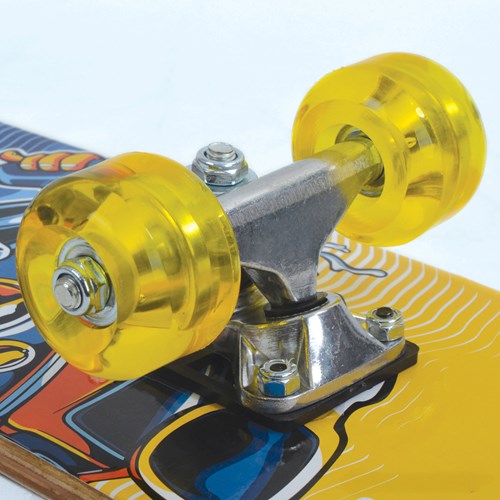 Schildkröt Skateboard Junior 24 Zoll Holzdeck Griptape PU Rollen-3