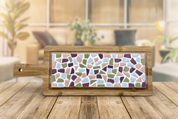 Little Creations LC DIY-Paket Mosaik-Servierbrett – Sand