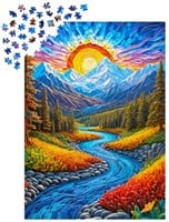 Enjoy Puzzle Landschaft im Sonnenaufgang - 1000 Teile-3