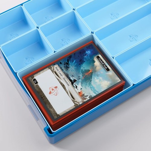 Gamegenic Aufbewahrungsbox Token Silo Blau - Brettspiel Zubehör stapelbar-3