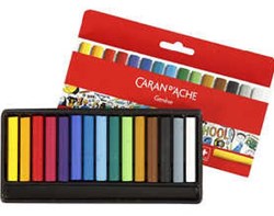 Caran d'Ache Ölpastell Junior Set 15 Stück Malstifte kreativ Kinder