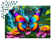 Enjoy Puzzle Schmetterling im Wald - 1000 Teile-3