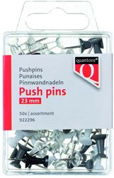 Quantore Reißzwecken Push Pins 50 Stück Büro Zubehör Pinnwand