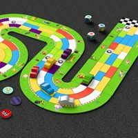 Haba Brettspiel Monza 2.0 - buntes Rennspiel für Kinder-2