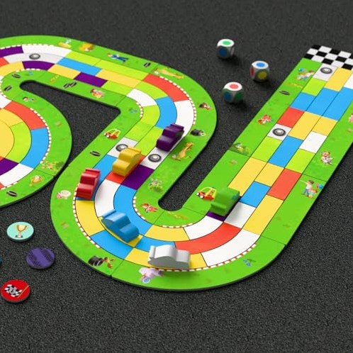 Haba Brettspiel Monza 2.0 - buntes Rennspiel für Kinder-2