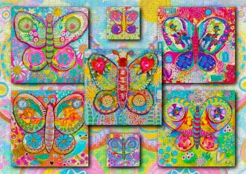 Enjoy Puzzle Schmetterlinge (1000)-2