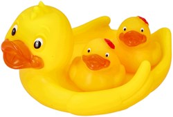 Mom's Care Badeente Spielzeug Set - Seifenschale - BPA-frei - 3 Stück