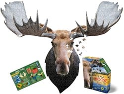 MAD CAPP Puzzle Elch Tiere 700 Teile Karton Grau