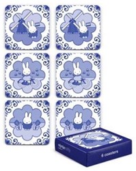 Nijntje Untersetzer Souvenir Mühle Set - 6 Stück Delfter Blau Geschenk