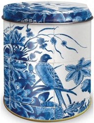 Bewaarblik Delfts blauw Ø10xh11,5cm