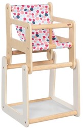 Goki Holz Puppenstuhl mit Tisch 2in1 - Puppenmöbel