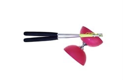 Eureka Diabolo Spielzeug Set mit Aluminium Stäben - rosa - Motorik