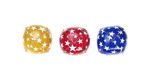 Eureka Jonglierbälle Spielzeug Set Junior - Acrobat 3 Stück 80g blau rot gelb