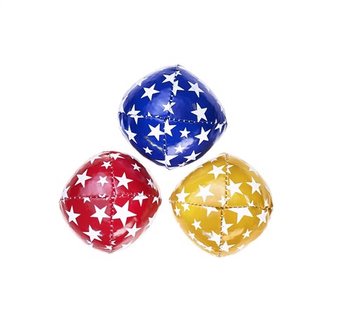 Eureka Jonglierbälle Spielzeug Set Junior - Acrobat 3 Stück 80g blau rot gelb-2
