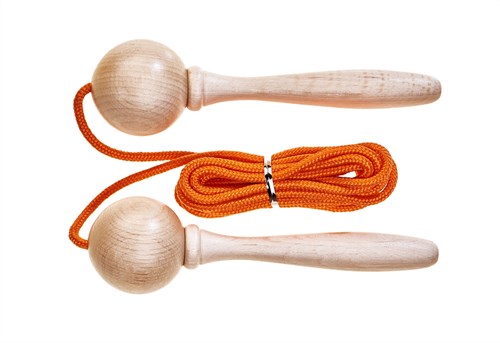 Acrobat 515836 Springseil, verstellbar, orange, 5 m