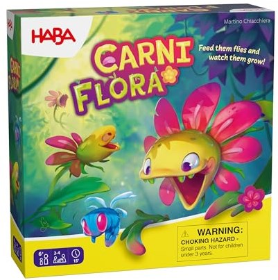 Haba Brettspiel Carni Flora - lehrreiches Kinderspiel mit Strategie