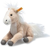 Steiff Plüsch Pferd Gola - Kuscheltier 18 cm beige - sicheres Kinderspielzeug