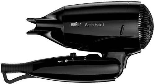 Braun Föhn Reise-Haartrockner Style&Go HD130E schwarz multivoltage 1200W