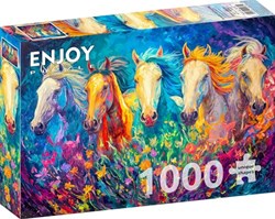Enjoy Puzzle Puzzle Bright Galloping 1000 Teile Tiere