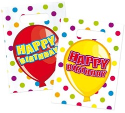 Folat - Partytüten Geburtstag Happy Birthday 6 Stück Kindergeburtstag