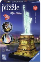 Ravensburger Freiheitsstatue bei Nacht