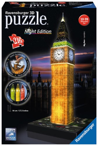 Ravensburger Big Ben bei Nacht