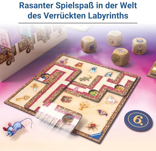 Ravensburger Brettspiel Labyrinth Go strategisches Familienspiel ab 7 Jahren-3