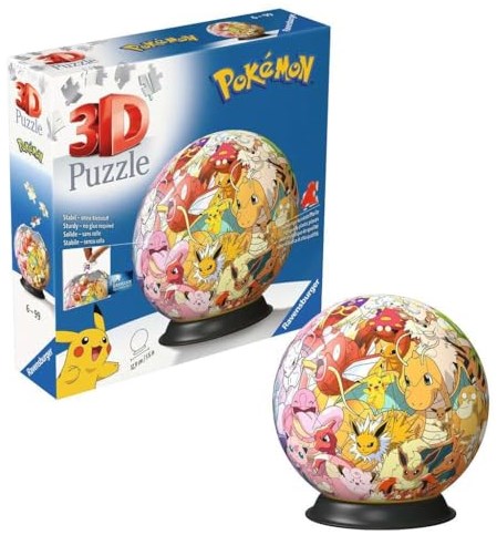 Ravensburger 3D Puzzleball Pokémon Multicharacter - Spielzeug Puzzle-3