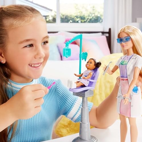 Mattel Barbie Zahnärztin Puppe - Lernspielzeug - Rollenspiel-2